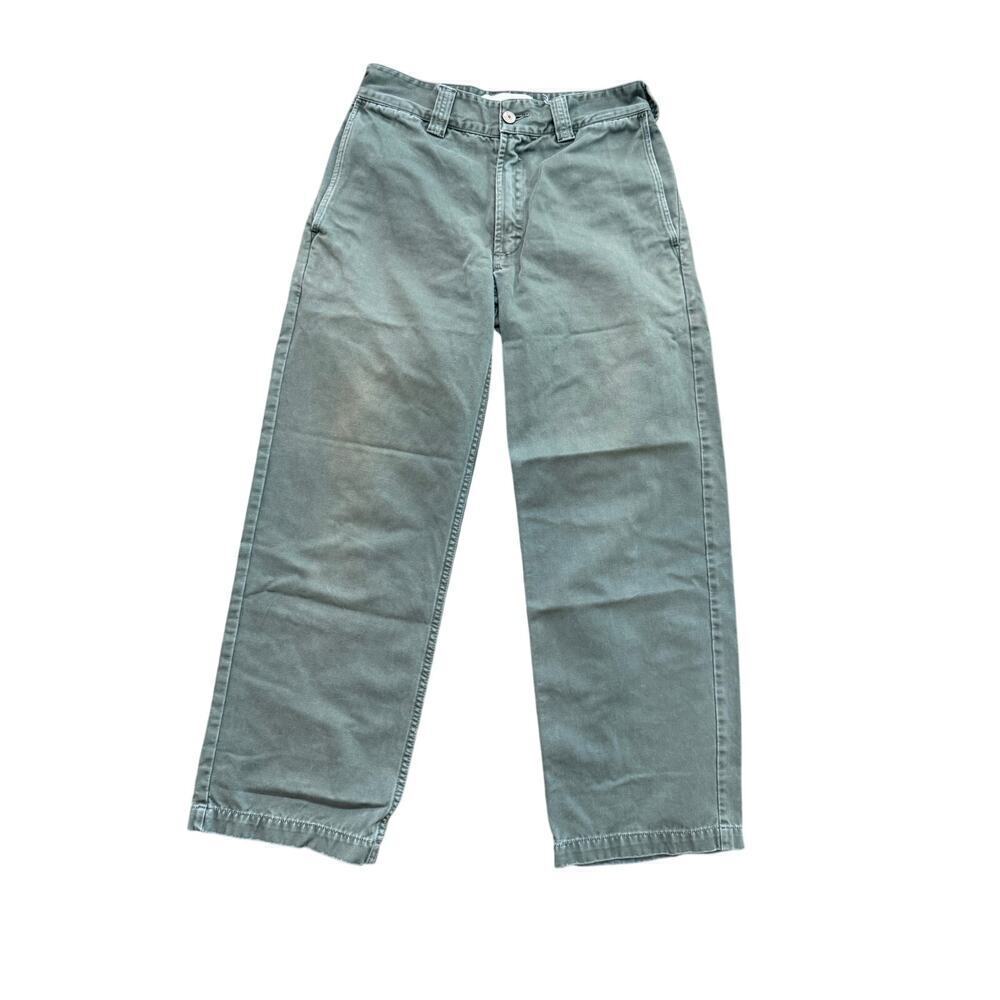 General Admission Green High Rise Straight Leg Pants Size 30